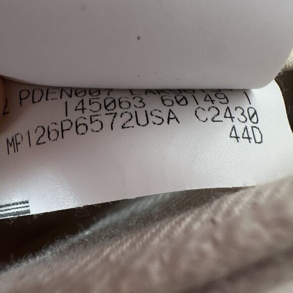 Brunello Cucinelli Pants Womens 2 Ivory Career Office Straight Designer Blingy - Picture 10 of 15